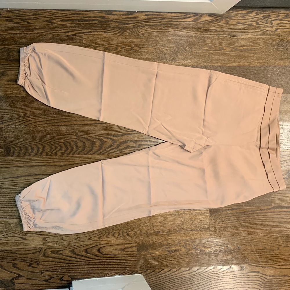 Pink high waisted pants